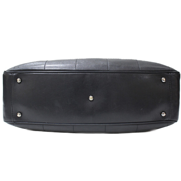 CHANEL Boston Bag Chocobar Black Lambskin - Picture 5 of 8